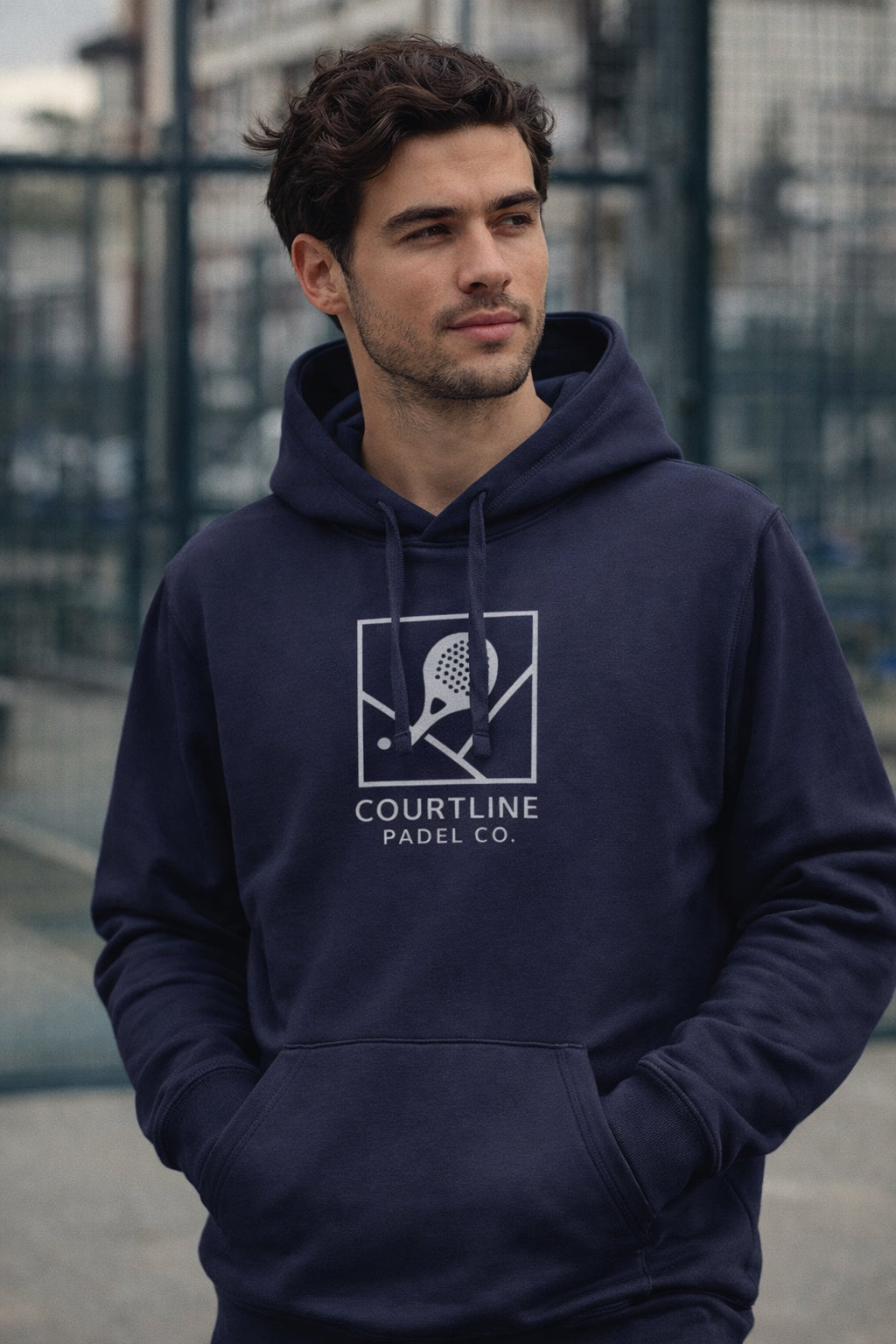 Courtline Win The Net Padel Hoodie Light Weight | Premium Padel Clothing